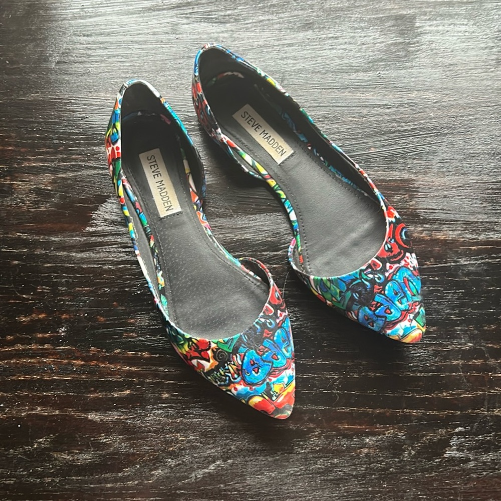 Steve Madden Graffiti Flats
